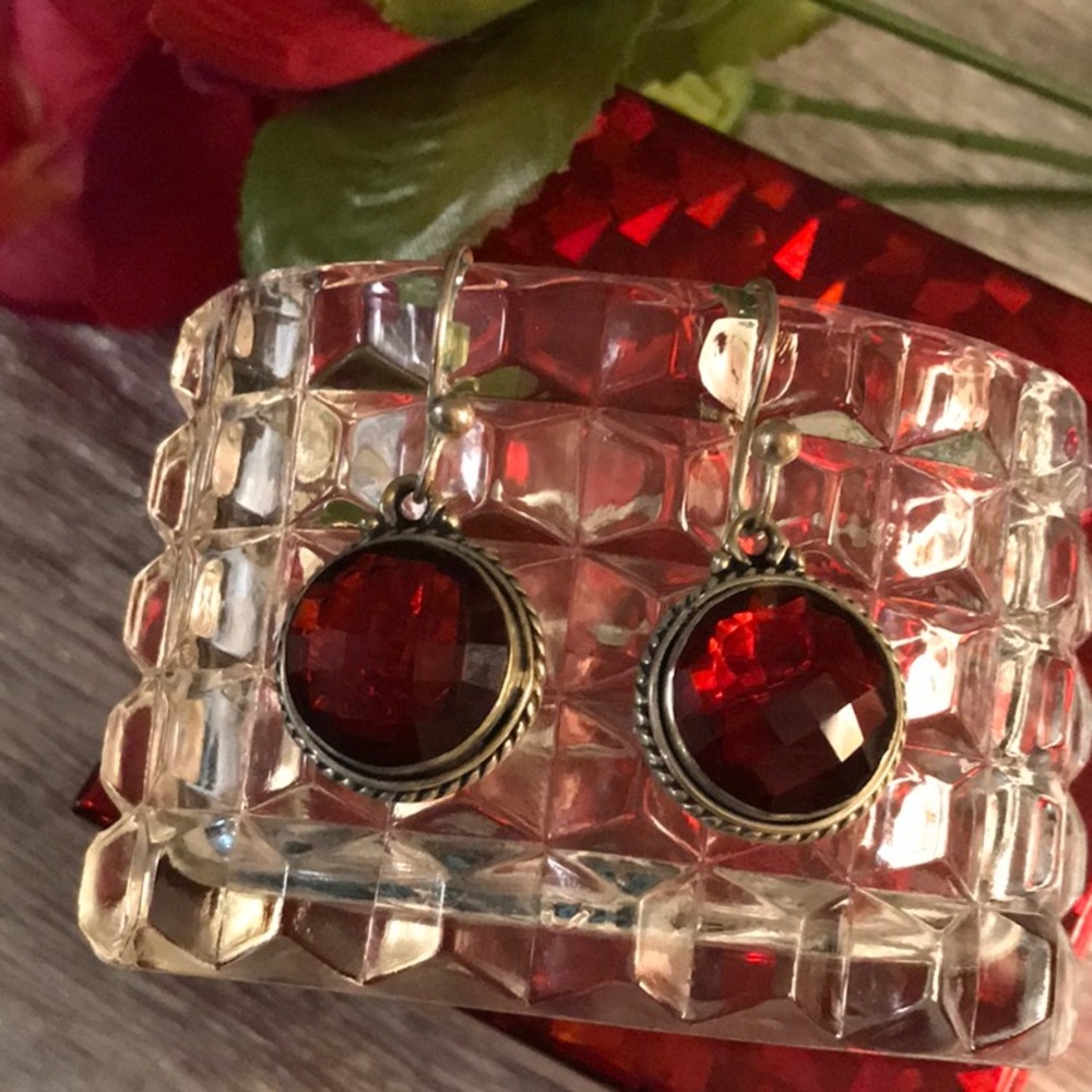 Faceted Ruby Stones Shine Brightly For You!